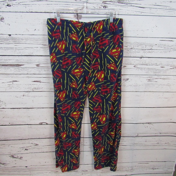 DC Comics Men's Superman pajama lounge pants - Picture 1 of 4